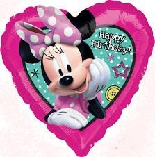 בלון מיילר 18" מיני HAPPY צורת לב